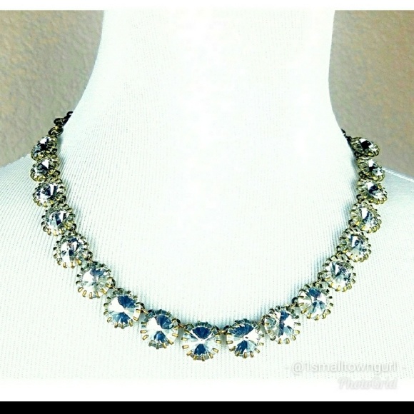 J. Crew Jewelry - J. Crew Venus Fly Trap Swavorsky Crystal Necklace